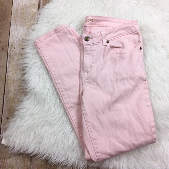 Michael Kors Pale Pink Skinny Jeans - Picture 6 of 6